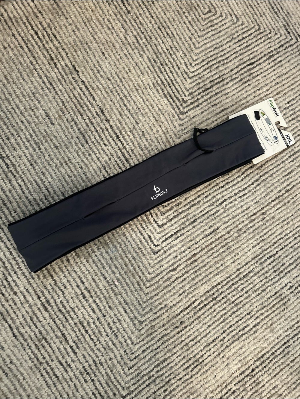 FlipBelt Classic Running Belt in Black XXL